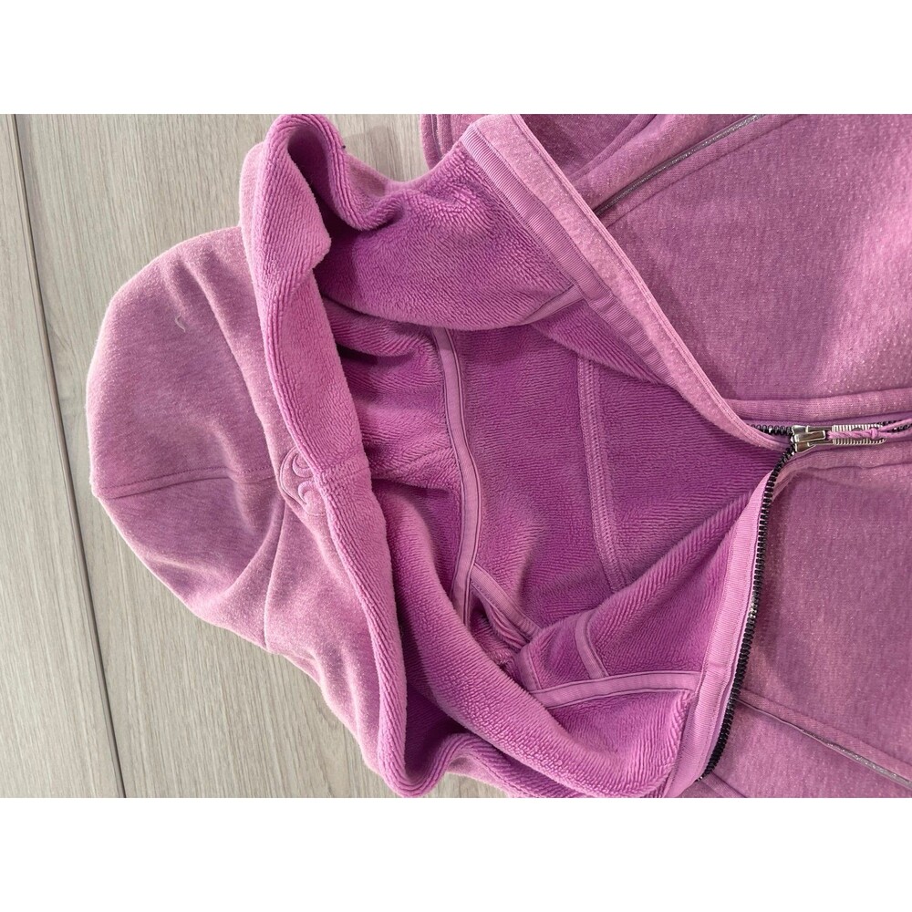 LULULEMON Scuba Plush Oversized Half-Zip Hoodie XS/S Dahlia Mauve - Picture 5 of 5